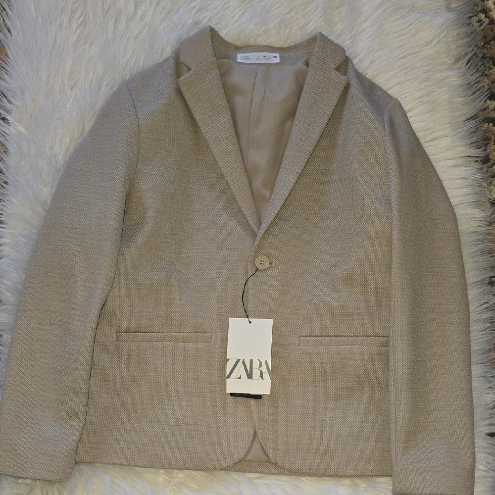 Zara Kid's Light Tan Blazer